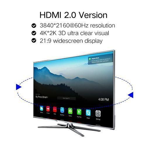 Câble - HDMI - HD - Haute Vitesse / Ethernet - V1.4 4K 3D - 5 M - Noir - image 6