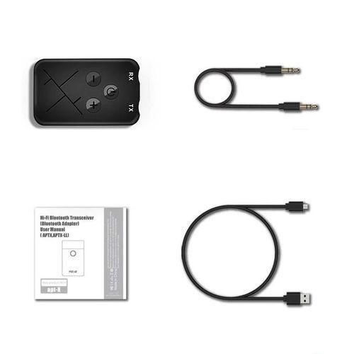 Récepteur Bluetooth 2 En 1 APTX Sans Fil, Adaptateur Audio Auxiliaire Jack RCA 3.5mm - image 7