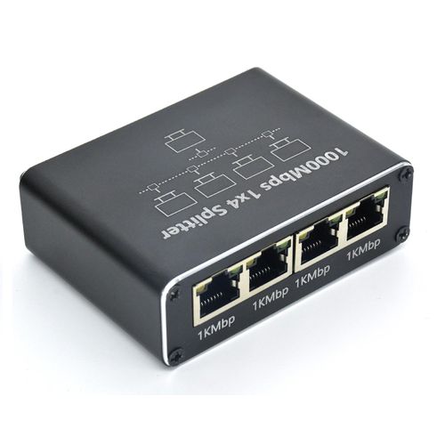 Répartiteur réseau RJ451 4 en 1, répartiteur réseau haut débit 1000 Mbps - image 8
