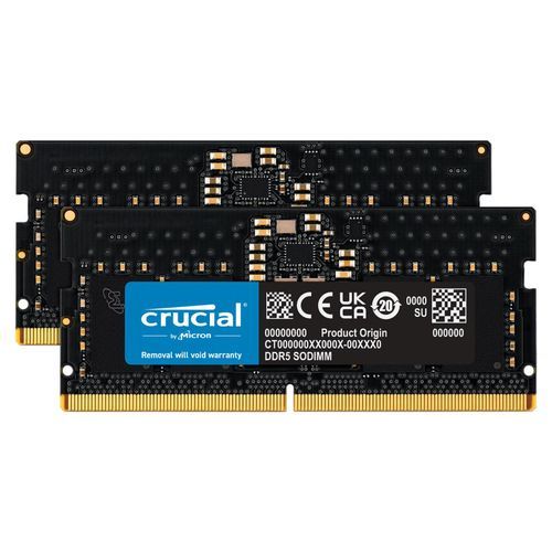 Crucial Mémoire RAM DDR5 4800 MHz Pc- 16GIGA